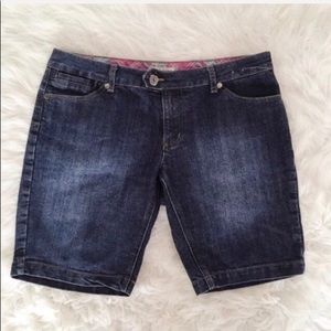 Arizona Jean Company Blue Jean Bermuda Shorts